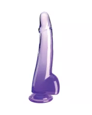 KING COCK - CLEAR GODE  TESTICULES 19 CM VIOLET KING COCK - CLEAR GODE  TESTICULES 19 CM VIOLET