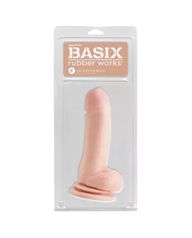 BASIX - Pénis en gelée naturelle avec ondes stimulantes 18 cm BASIX - Pénis en gelée naturelle avec ondes stimulantes 18 cm