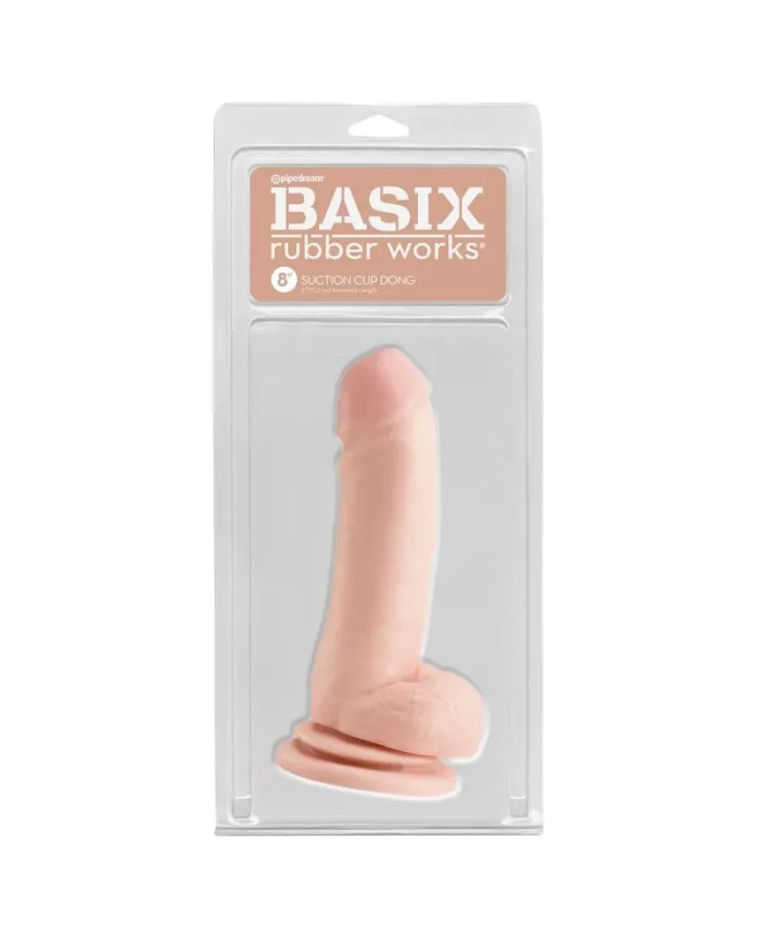 BASIX - Pénis en gelée naturelle avec ondes stimulantes 18 cm