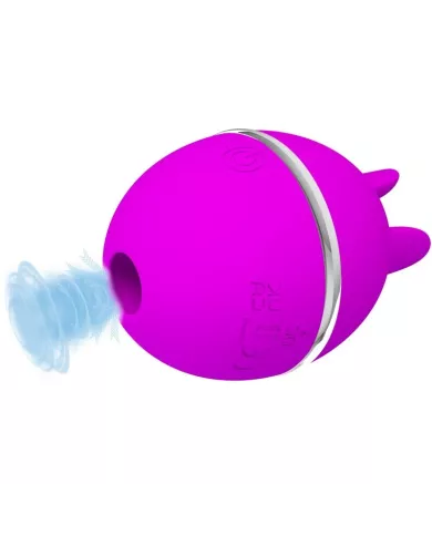 PRETTY LOVE - VIBRATEUR ROND EN SILICONE GEMINI BALL VIOLET