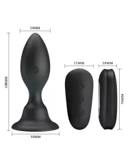 MR PLAY - PLUG ANAL AVEC TÉLÉCOMMANDE VIBRATION NOIRE MR PLAY - PLUG ANAL AVEC TÉLÉCOMMANDE VIBRATION NOIRE