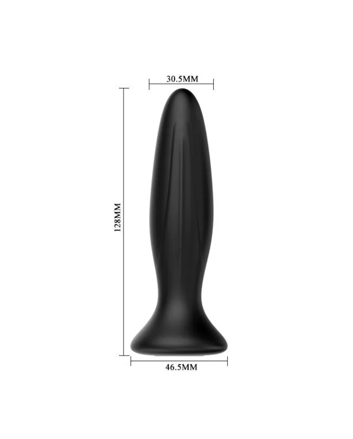 MR PLAY - PLUG ANAL VIBRATEUR NOIR RECHARGEABLE MR PLAY - PLUG ANAL VIBRATEUR NOIR RECHARGEABLE