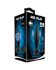 MR PLAY - PLUG ANAL VIBRATEUR NOIR RECHARGEABLE MR PLAY - PLUG ANAL VIBRATEUR NOIR RECHARGEABLE