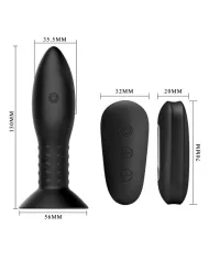 MR PLAY - PLUG AVEC TÉLÉCOMMANDE  BILLES TOURNANTES NOIRES MR PLAY - PLUG AVEC TÉLÉCOMMANDE  BILLES TOURNANTES NOIRES