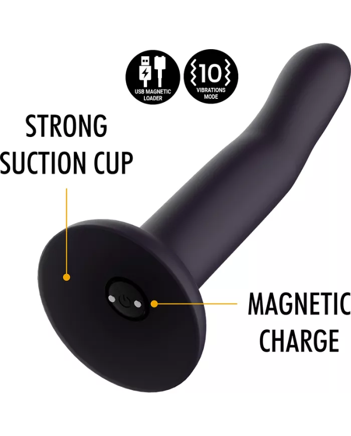 MYTHOLOGY DUMAN MYSTIC DILDO S - VIBRATEUR WATCHME TECHNOLOGIE SANS FIL COMPATIBLE