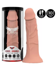 MYTHOLOGY - ASHER ORIGINAL DILDO S - VIBRATEUR COMPATIBLE AVEC LA TECHNOLOGIE SANS FIL WATCHME