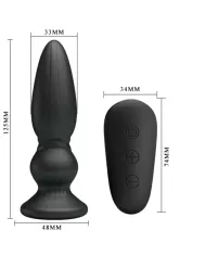 MR PLAY - PUISSANT VIBRATEUR TÉLÉCOMMANDE PLUG ANAL NOIR MR PLAY - PUISSANT VIBRATEUR TÉLÉCOMMANDE PLUG ANAL NOIR