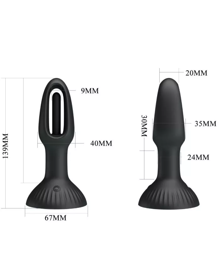 PRETTY LOVE - PLUG ANAL HUBERT AVEC 7 MODES DE VIBRATIONS PRETTY LOVE - PLUG ANAL HUBERT AVEC 7 MODES DE VIBRATIONS