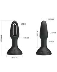 PRETTY LOVE - PLUG ANAL HUBERT AVEC 7 MODES DE VIBRATIONS PRETTY LOVE - PLUG ANAL HUBERT AVEC 7 MODES DE VIBRATIONS