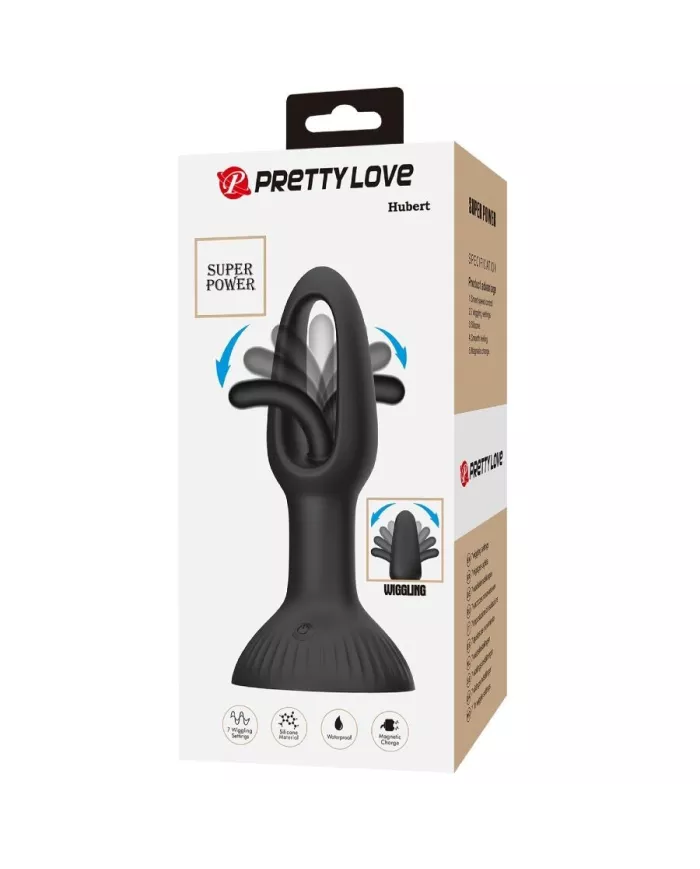 PRETTY LOVE - PLUG ANAL HUBERT AVEC 7 MODES DE VIBRATIONS PRETTY LOVE - PLUG ANAL HUBERT AVEC 7 MODES DE VIBRATIONS
