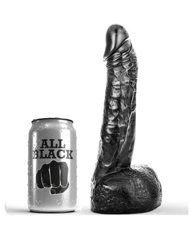 ALL BLACK - GODE FISTING 20 CM ALL BLACK - GODE FISTING 20 CM