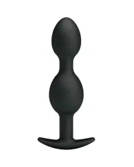 PRETTY LOVE - BALLES ANAL EN SILICONE 12.5 CM NOIRES