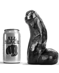 ALL BLACK - DONG RÉALISTE NOIR 17 CM