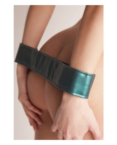 Harnais Curious vert métallique - Strap On Me