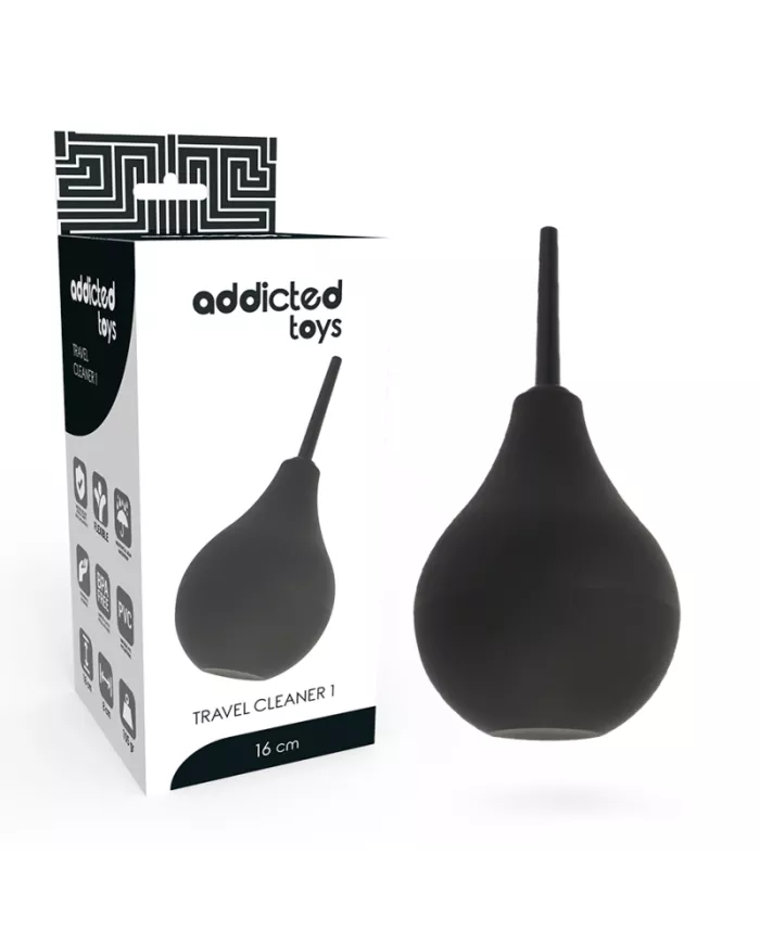 ADICCTED TOYS - DOUCHE ANAL NOIR