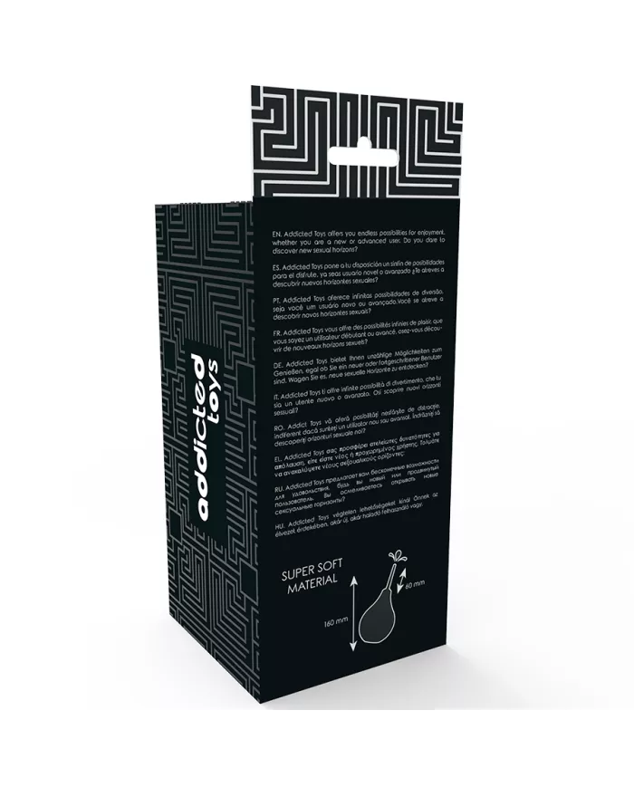 ADICCTED TOYS - DOUCHE ANAL NOIR