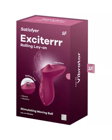 SATISFYER - VIBRATEUR EXCITERRR À POSER SUR LE CLITORIS FUCHSIA