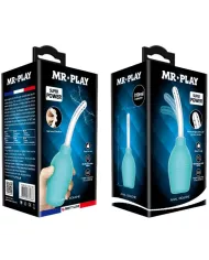 MR PLAY - DOUCHE EN CAOUTCHOUC BLEU POIRE ANAL MR PLAY - DOUCHE EN CAOUTCHOUC BLEU POIRE ANAL