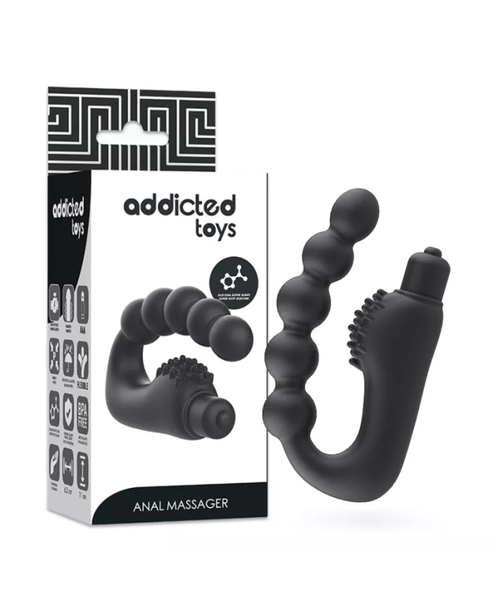 ADDICTED TOYS - MASSEUR ANAL PROSTATIQUE AVEC VIBRATION