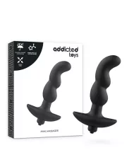 ADDICTED TOYS - MASSEUR ANAL AVEC VIBRATION NOIRE MODÈLE 2