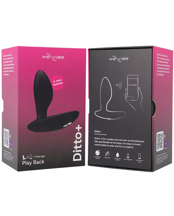 WE-VIBE - MASSEUR DE PROSTATE VECTOR+ NOIR