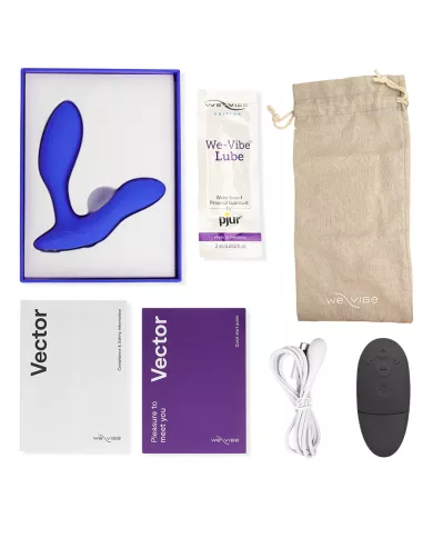 WE-VIBE - MASSEUR DE PROSTATE VECTOR+ BLEU