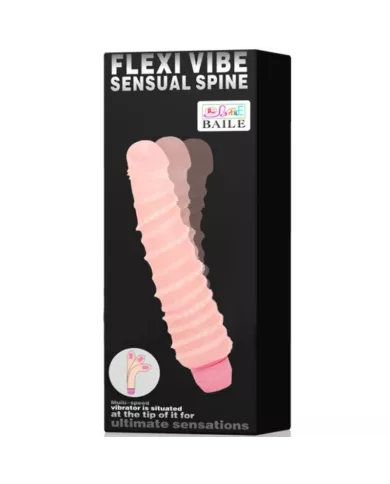 BAILE - VIBRATEUR SPIRALE SENSUELLE FLEXI VIBE 19.5 CM