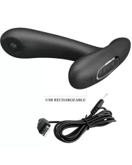 PRETTY LOVE - MASSEUR VIBRANT ANAL ET VAGINAL REMINGTON NOIR