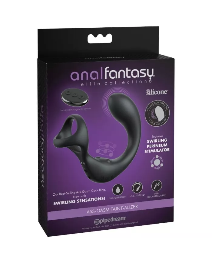 ANAL FANTASY ELITE COLLECTION - MASSEUR ANAL VIBRANT AVEC TÉLÉCOMMANDE