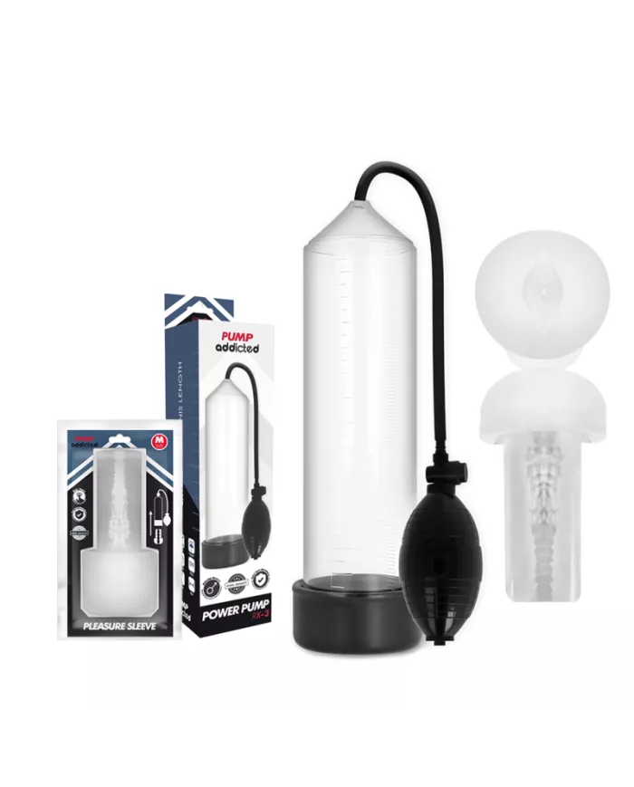 PUMP ADDICTED - RX3 TRANSPARENT AVEC MANCHON DE PLAISANCE