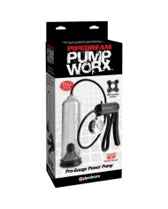 PUMP WORX - POMPE PUISSANTE PRO-GAUGE TRANSPARENTE PUMP WORX - POMPE PUISSANTE PRO-GAUGE TRANSPARENTE