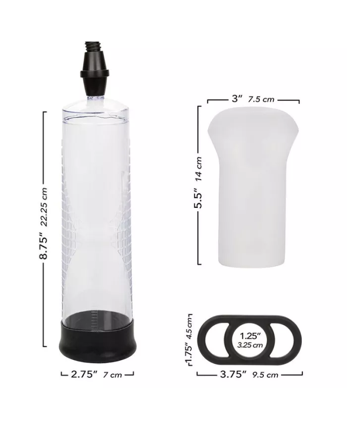 CALEXOTICS - KIT DE POMPE À ONDES STIMULANTES DE POINTE