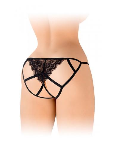 Culotte ouverte Zoé noire - Fashion Secret