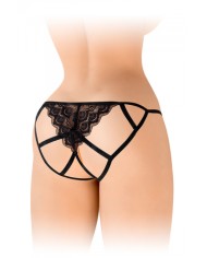 Culotte ouverte Zoé noire - Fashion Secret