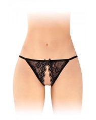 Culotte ouverte Zoé noire - Fashion Secret