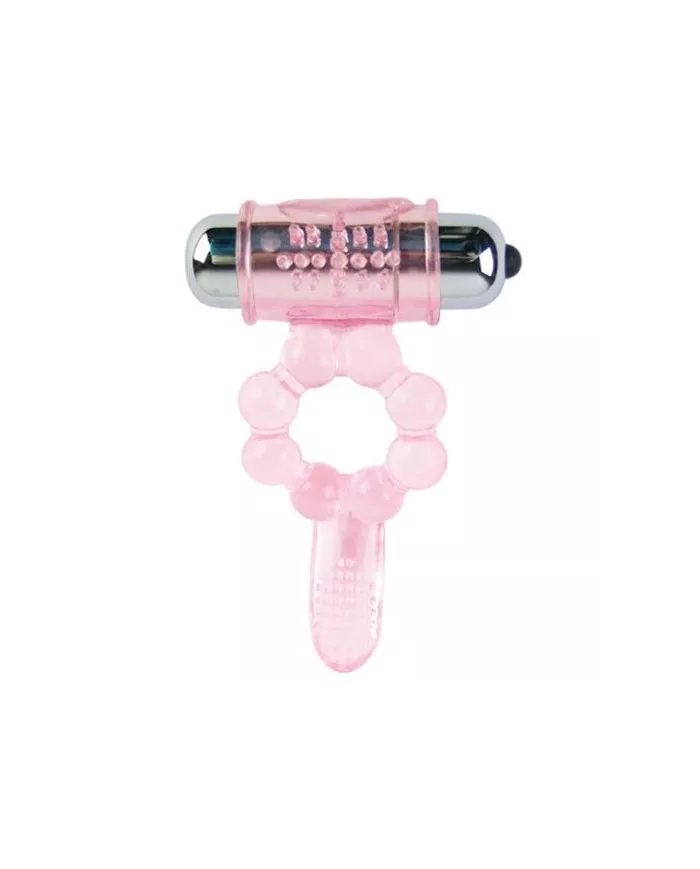 BAILE - ANNEAU SILICONE 10 RYTHMES DE LANGUE AVEC VIBRATION ROSE BAILE - ANNEAU SILICONE 10 RYTHMES DE LANGUE AVEC VIBRATION ROSE