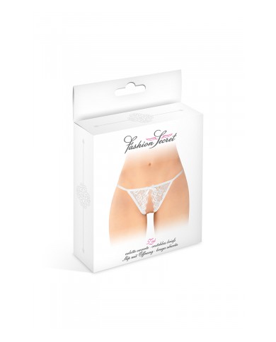 Culotte ouverte Zoé blanche - Fashion Secret