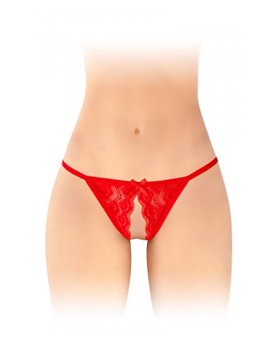 Culotte ouverte Zoé rouge - Fashion Secret