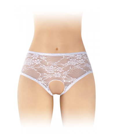 Culotte ouverte blanche Amanda - Fashion Secret