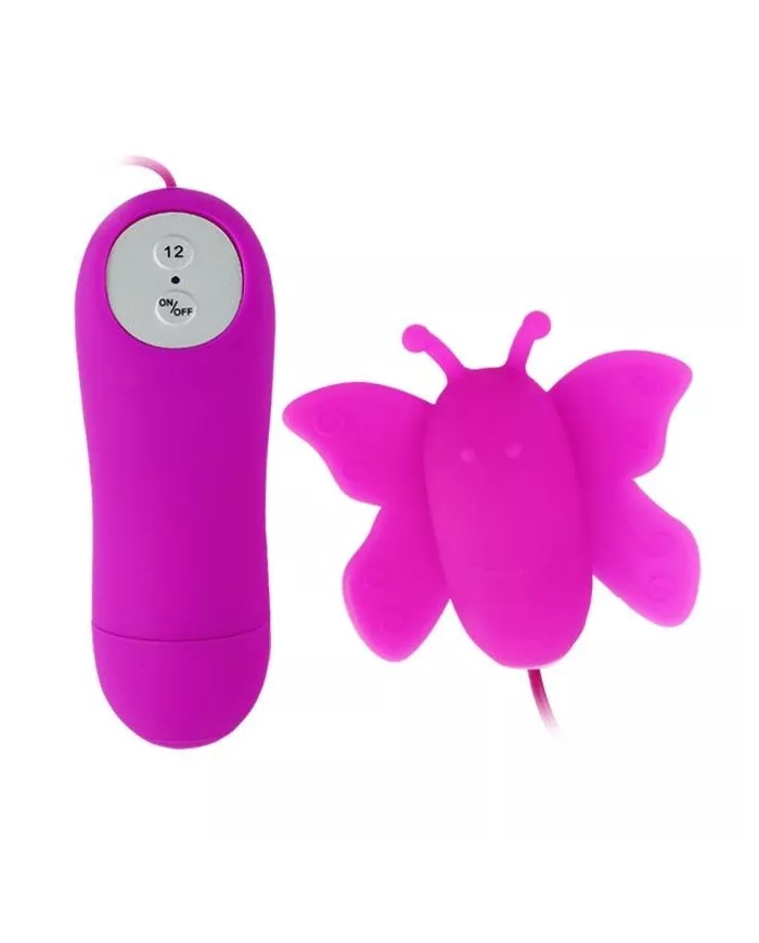 BAILE - LOVE EGGS STIMULATEUR DE CLITORIS PAPILLON 12 VITESSES TÉLÉCOMMANDE LILAS