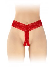 String ouvert Anita rouge - Fashion Secret