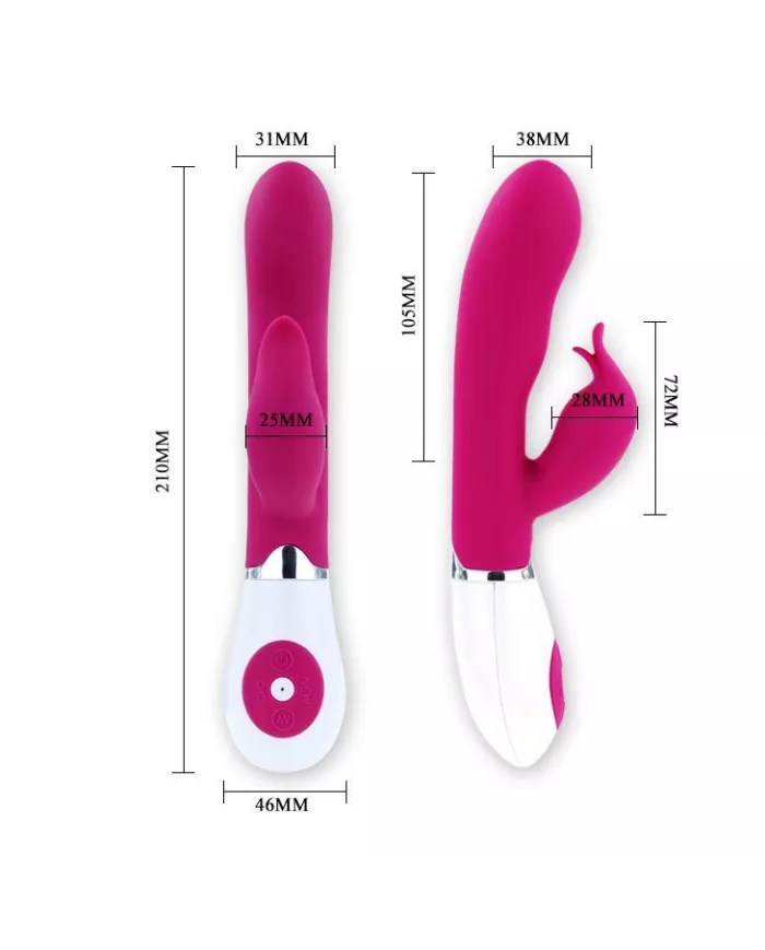 PRETTY LOVE - FLIRTATION VIBRATEUR AVEC STIMULATEUR FELIX