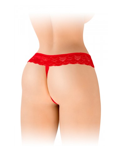 String ouvert Alicia rouge - Fashion Secret