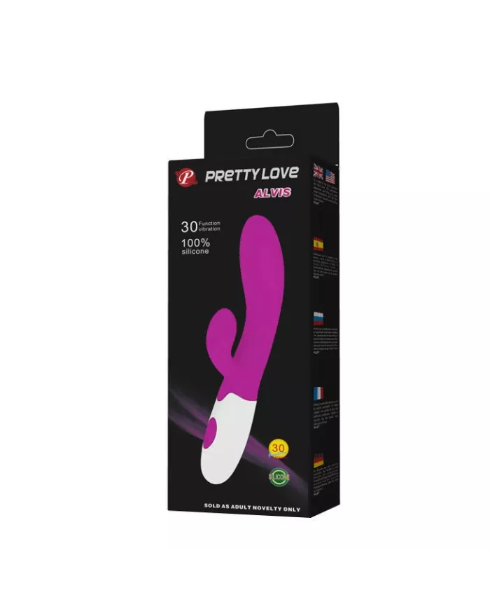 PRETTY LOVE - FLIRTATION VIBRATEUR ALVIS AVEC STIMULATEUR DE CLITORIS PRETTY LOVE - FLIRTATION VIBRATEUR ALVIS AVEC STIMULATEUR DE CLITORIS