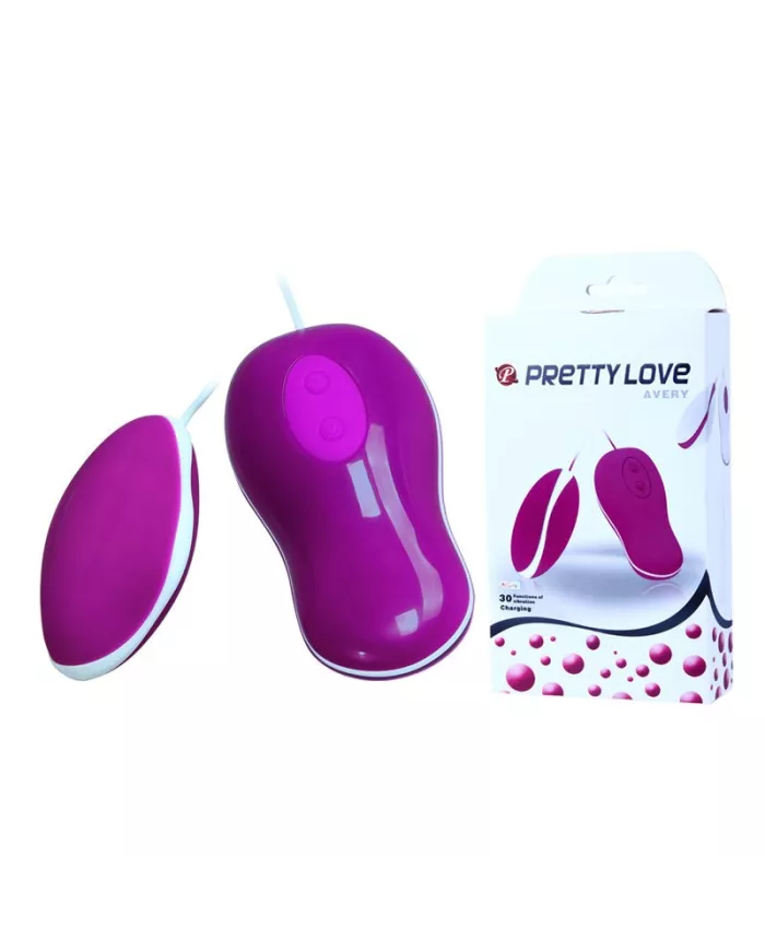 PRETTY LOVE - FLIRTATION OEUF VIBRANT AVEC TÉLÉCOMMANDE AVERY