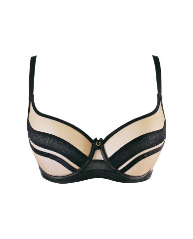 Soutien-gorge tulle noir V-10491 - Axami