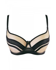 Soutien-gorge tulle noir V-10491 - Axami