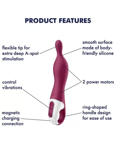 SATISFYER - VIBRATEUR AMAZING 1 ASPOT BAIE