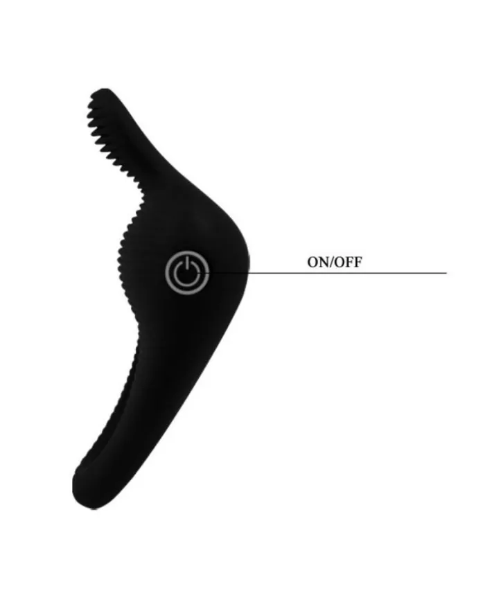 PRETTY LOVE - THIMBLE ANNEAU VIBRATEUR NOIR PRETTY LOVE - THIMBLE ANNEAU VIBRATEUR NOIR