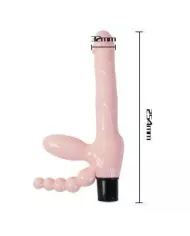 BAILE - HARNAIS SANS CORDE TPR AVEC VIBRATION ET STIMULATION ANAL 25.4 CM BAILE - HARNAIS SANS CORDE TPR AVEC VIBRATION ET STIMULATION ANAL 25.4 CM